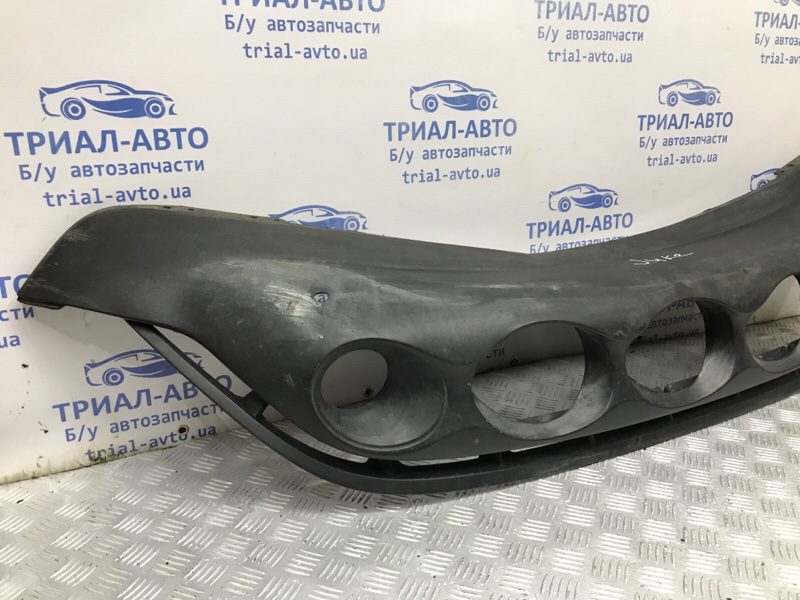 Решетка бампера (губа с круглыми заборниками) Nissan Juke 2010-2019 620261KA1A (Арт. 55164) Решетка бампера (губа с круглыми заборниками) Nissan Juke 2010-2019 620261KA1A (Арт. 55164)