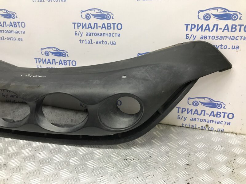 Решетка бампера (губа с круглыми заборниками) Nissan Juke 2010-2019 620261KA1A (Арт. 55164) Решетка бампера (губа с круглыми заборниками) Nissan Juke 2010-2019 620261KA1A (Арт. 55164)