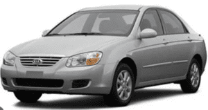 Airbag потолка(шторка) левый Kia Cerato LD 2004 лев. (б/у)